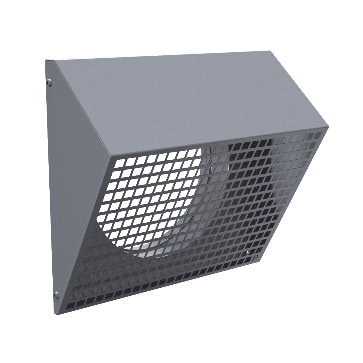 STF 250G решетка фасадная с колпаком серая (RAL 7024)