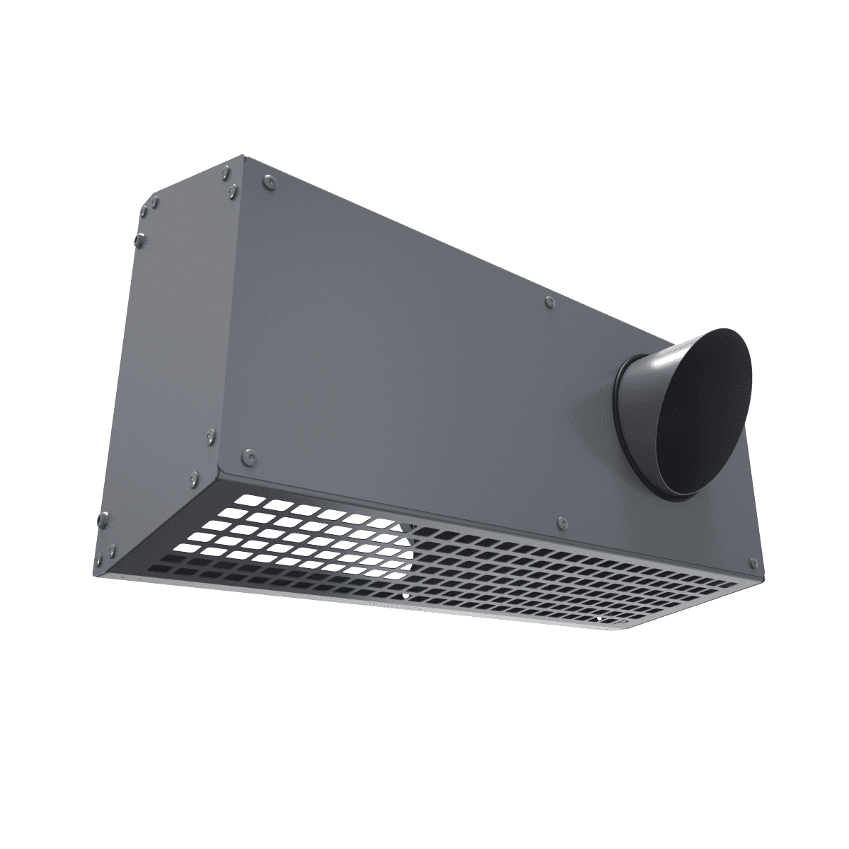Provent IOS 160G решетка фасадная комбинированная приточно-вытяжная серая (RAL 7024)