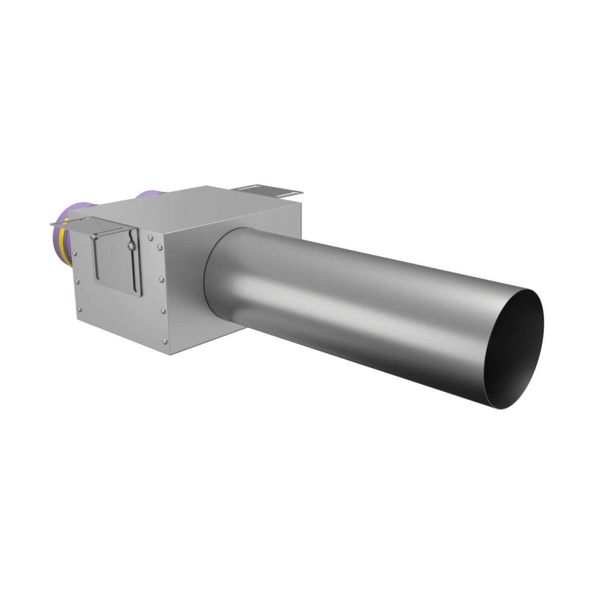 Provent VPDL 125/90×2 адаптер (пленум) прямой круглый на 2 выхода (L=400)