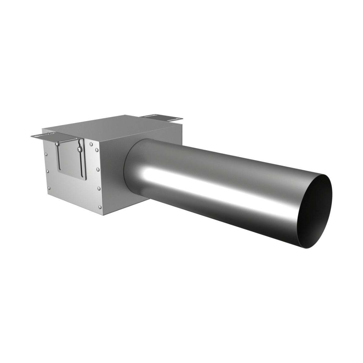 Provent VPDL 125/90×1 адаптер (пленум) прямой круглый на 1 выход (L=400)