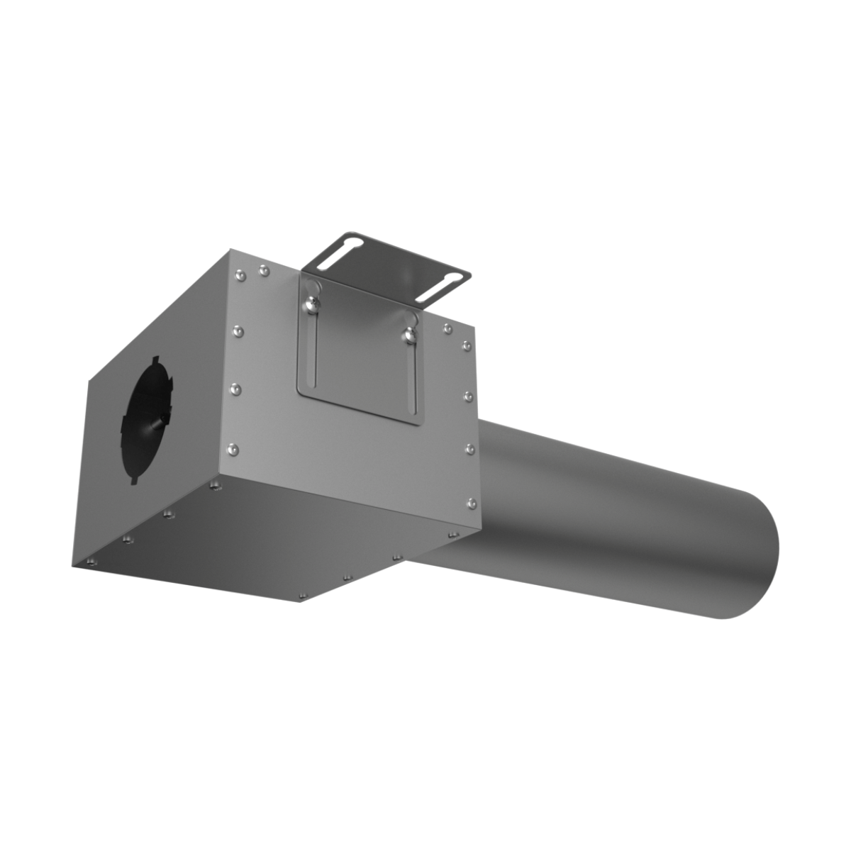 Provent VPDL 125/90×1 адаптер (пленум) прямой круглый на 1 выход (L=400)