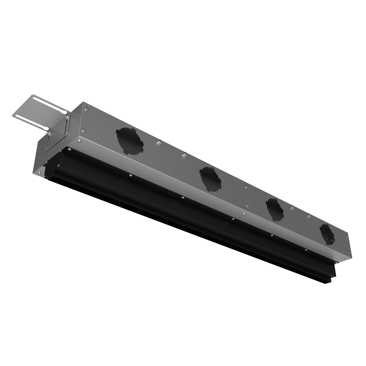 Provent VPNDG 1000х25/75х4 щелевой диффузор для гипсокартона с КСД на 4 выхода