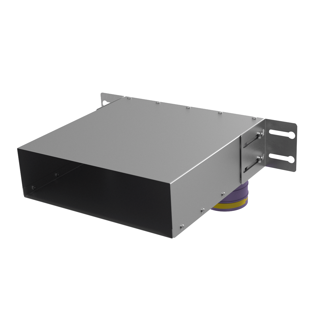 Provent VPU 300×90/75×3 пленум угловой прямоугольный на 3 выхода
