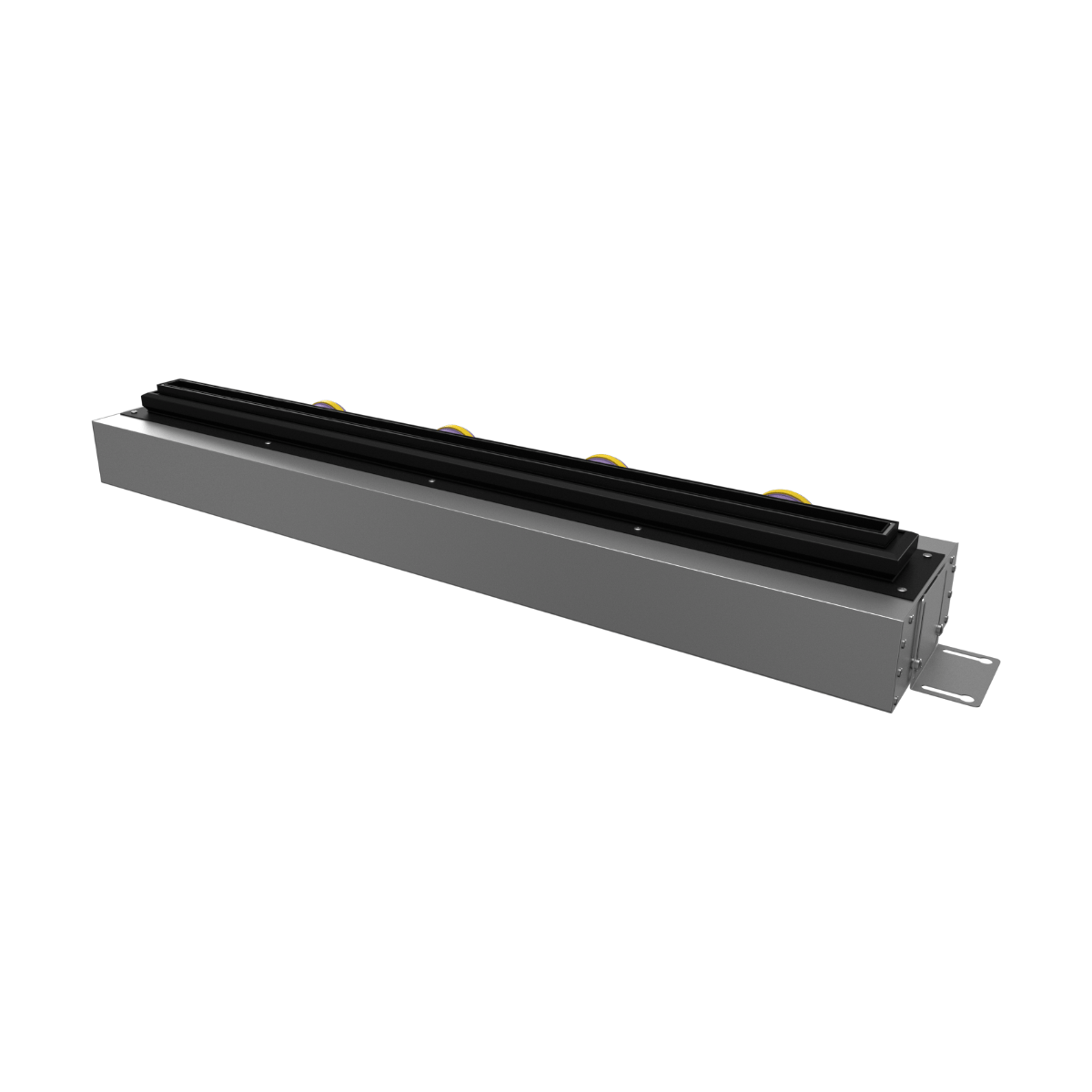 Provent VPND 1000х25/75х4 щелевой диффузор для натяжного потолка с КСД на 4 выхода