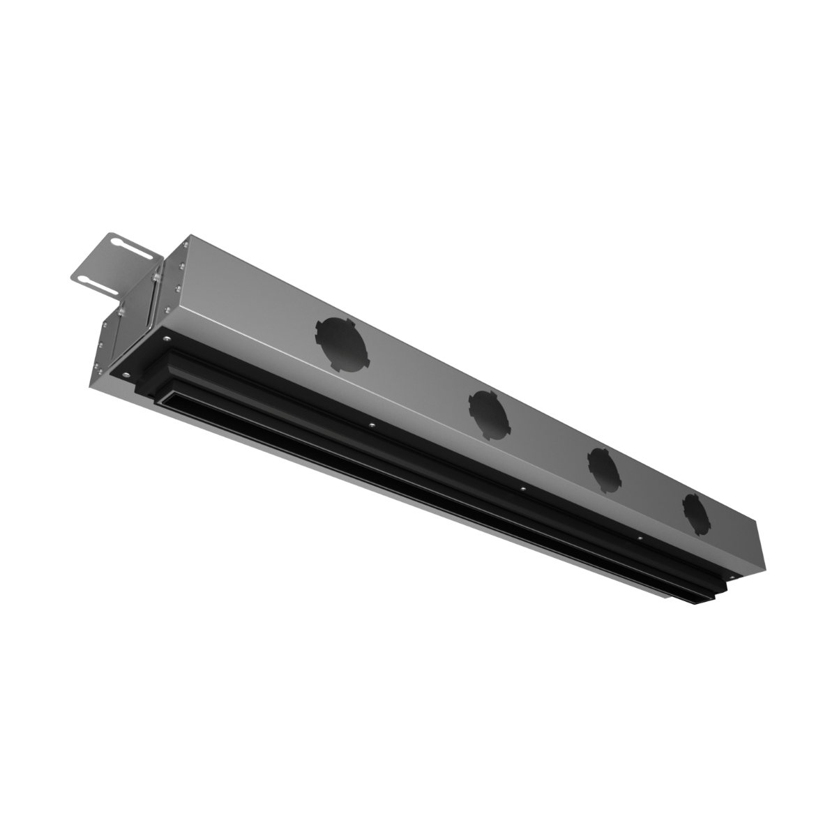 Provent VPND 1000х25/75х4 щелевой диффузор для натяжного потолка с КСД на 4 выхода