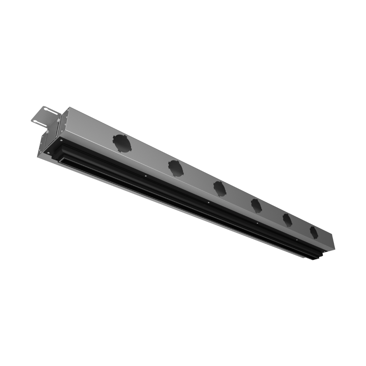 Provent VPND 1500х25/75х6 щелевой диффузор для натяжного потолка с КСД на 6 выходов
