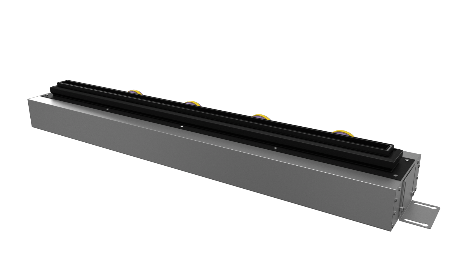 Provent VPND 1000х25/90×4 щелевой диффузор для натяжного потолка с КСД на 4 выхода