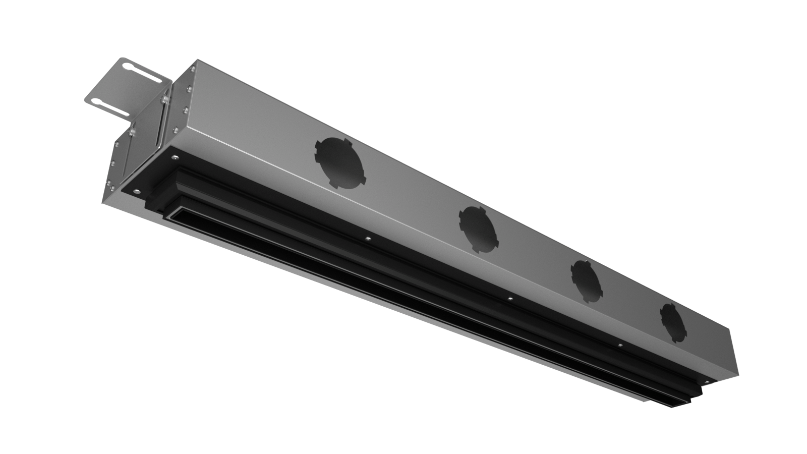 Provent VPND 1000х25/90×4 щелевой диффузор для натяжного потолка с КСД на 4 выхода