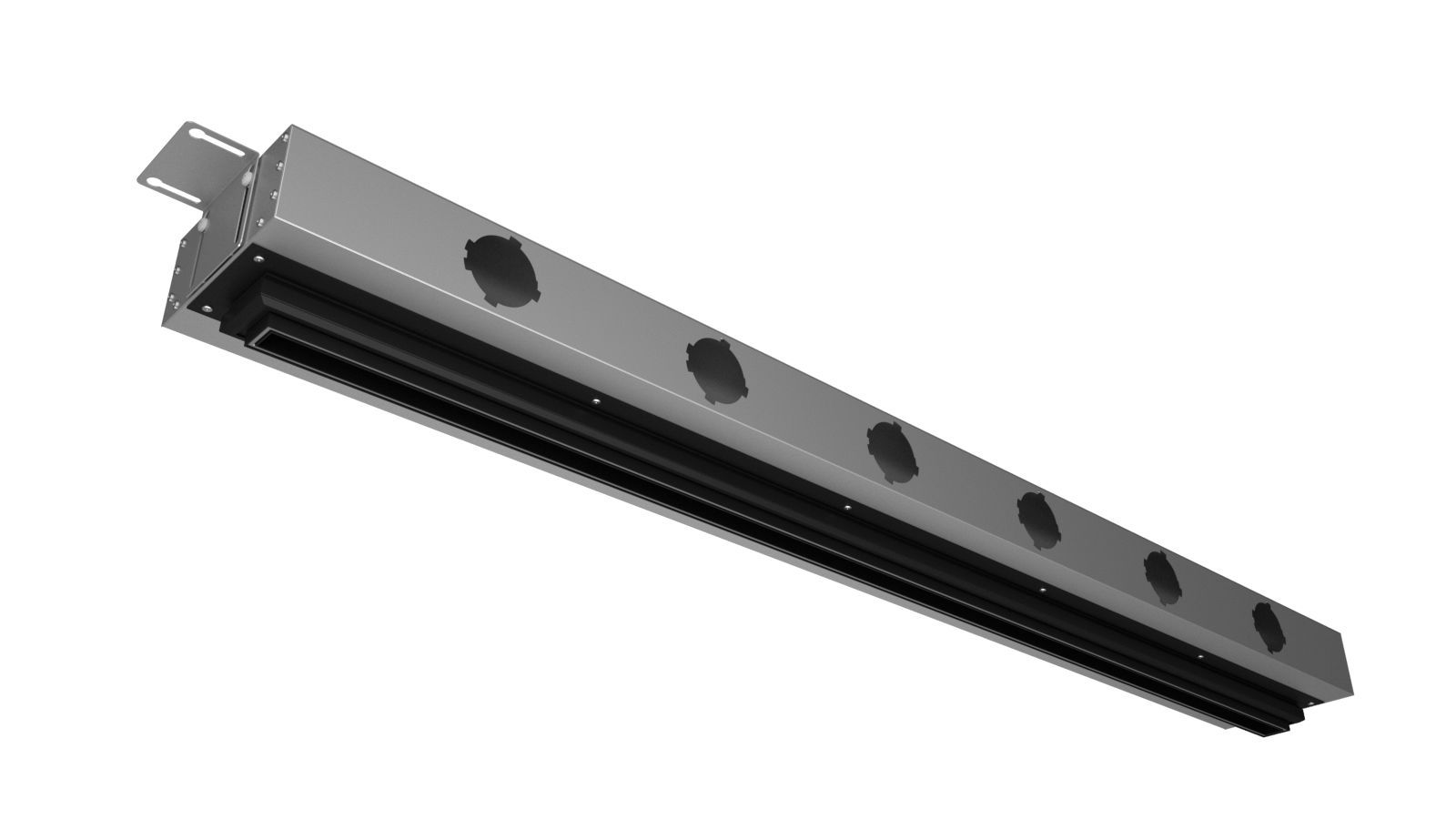 Provent VPND 1500х25/90×6 щелевой диффузор для натяжного потолка с КСД на 6 выходов