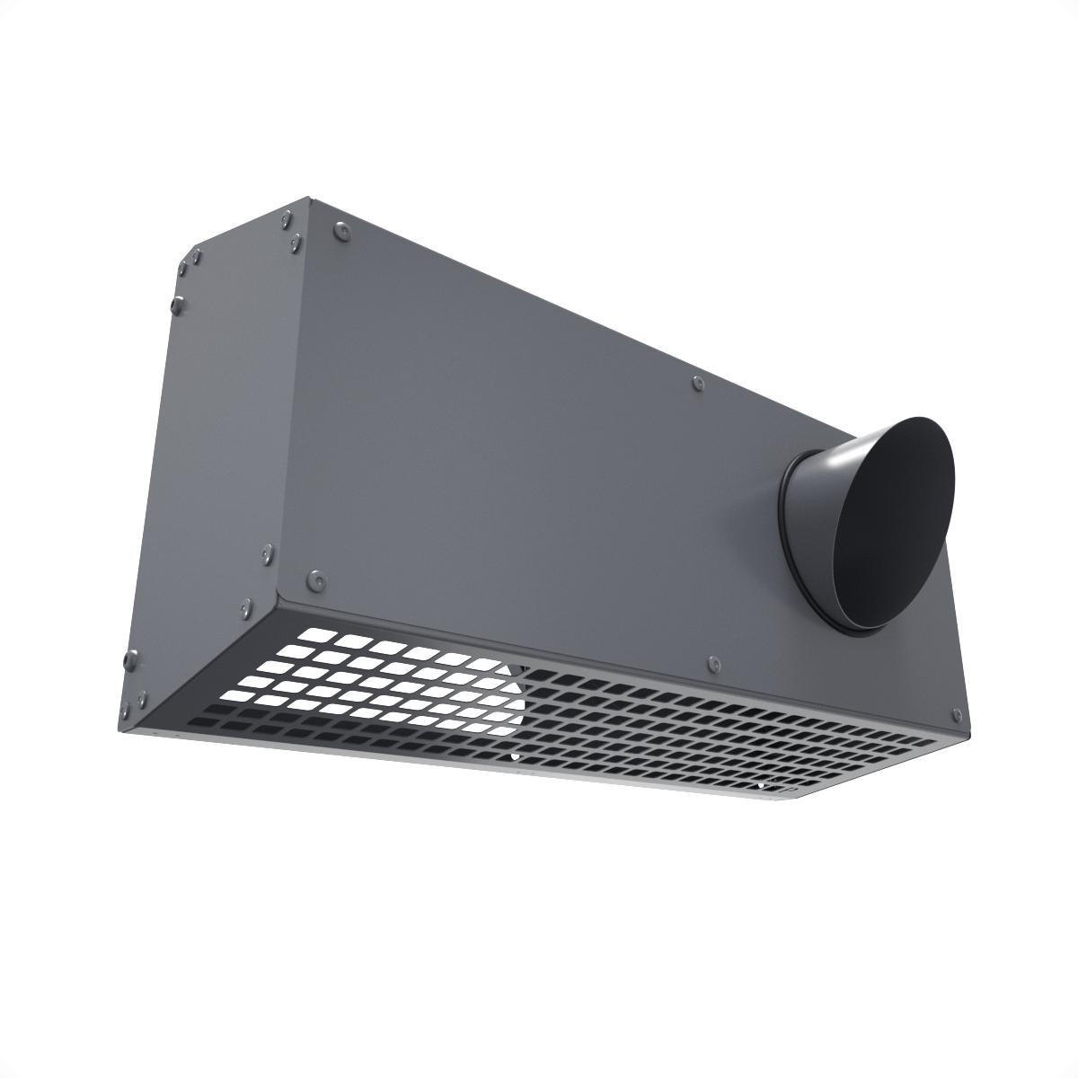 Provent IOS 125G решетка фасадная комбинированная приточно-вытяжная серая (RAL 7024)