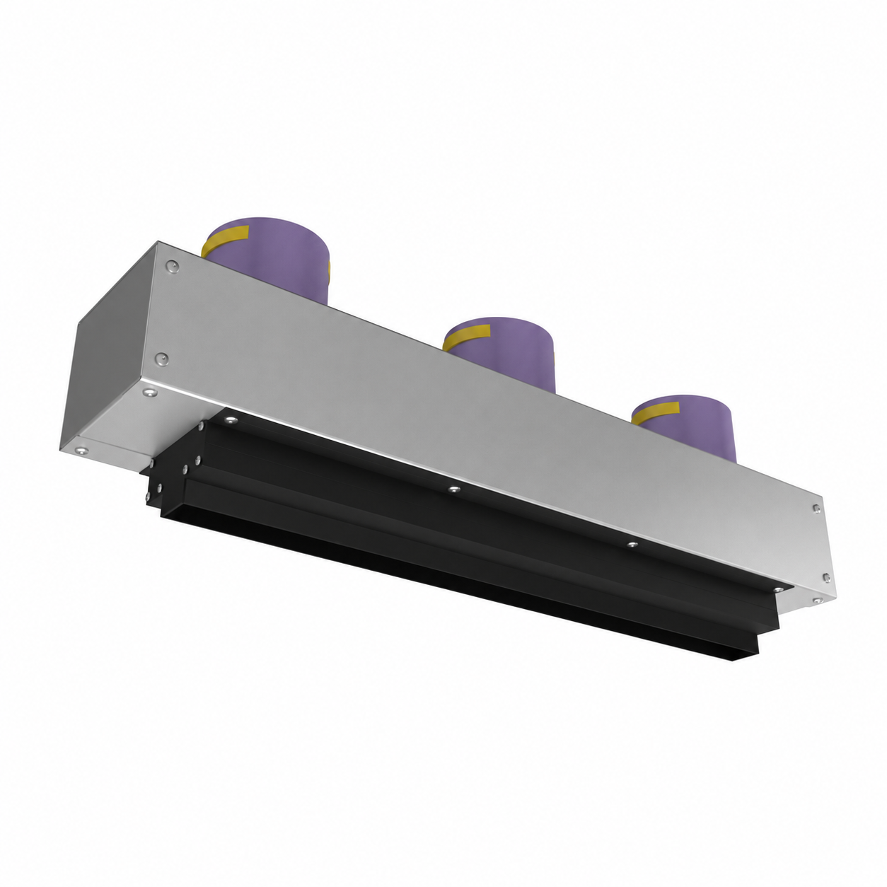 Provent VPNDG/F 500х25/90×3 щелевой диффузор для гипсокартона с КСД на 3 прямых выхода