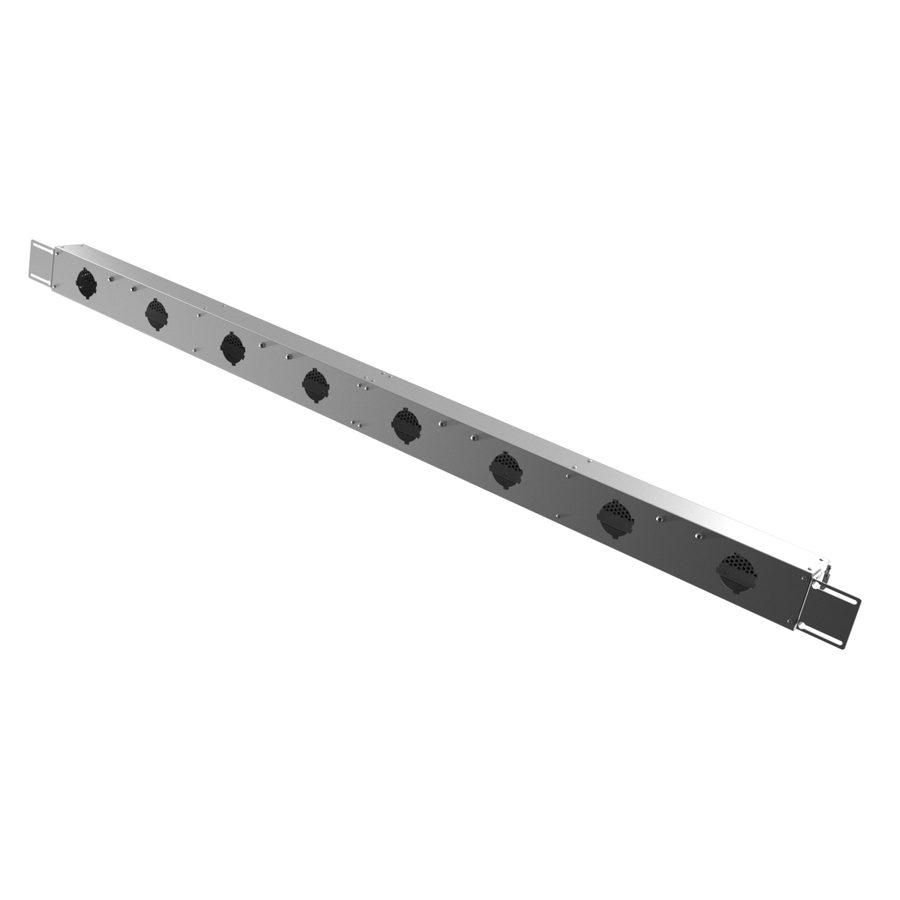 Provent VPNDG/F 2000х25/90×8 щелевой диффузор для гипсокартона с КСД на 8 прямых выходов