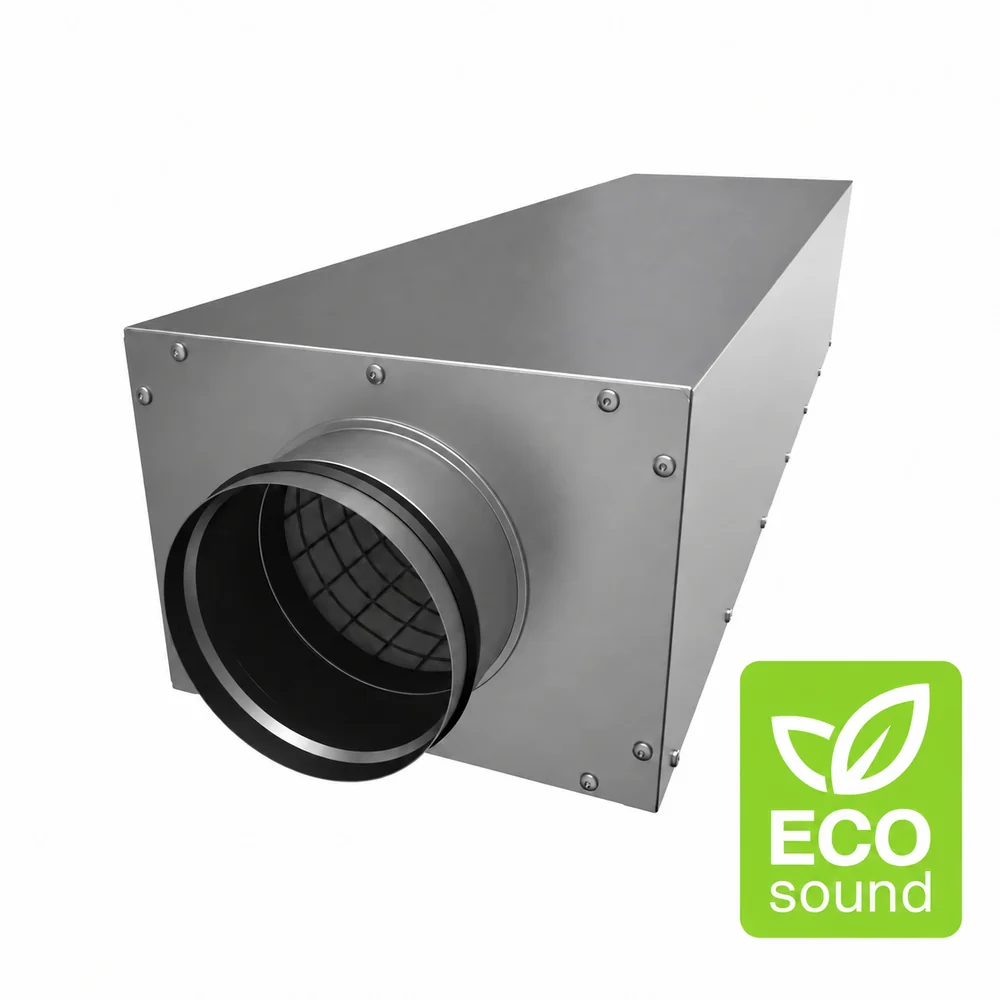 Provent KSE 125/900 ECO шумоглушитель прямоугольный