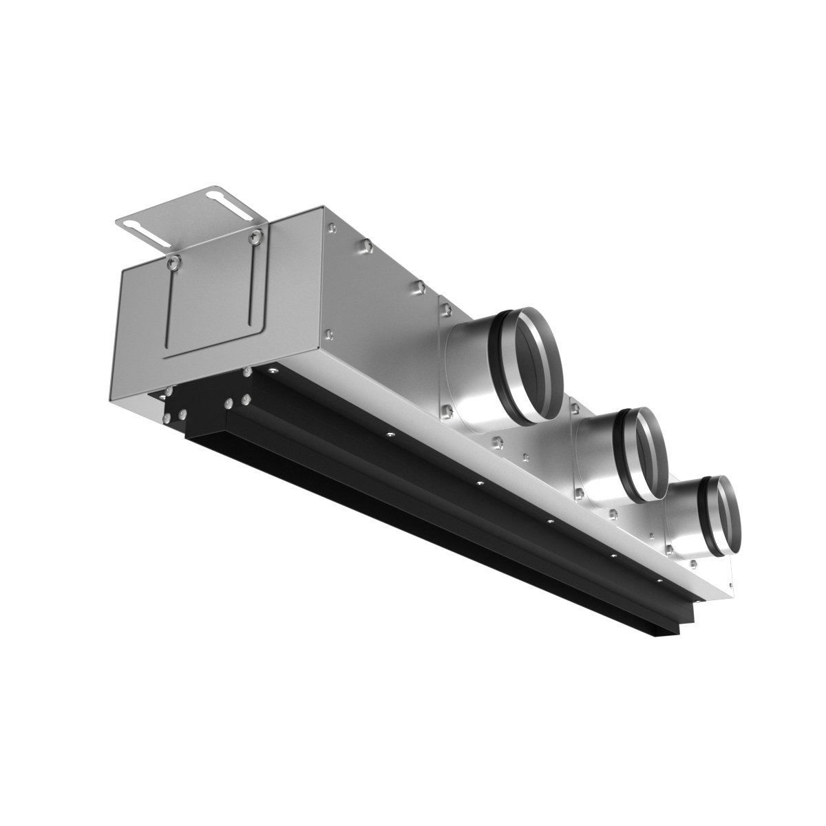 Provent VPNDG 1000×35/100×3 щелевой диффузор для гипсокартона с КСД на 3 выхода