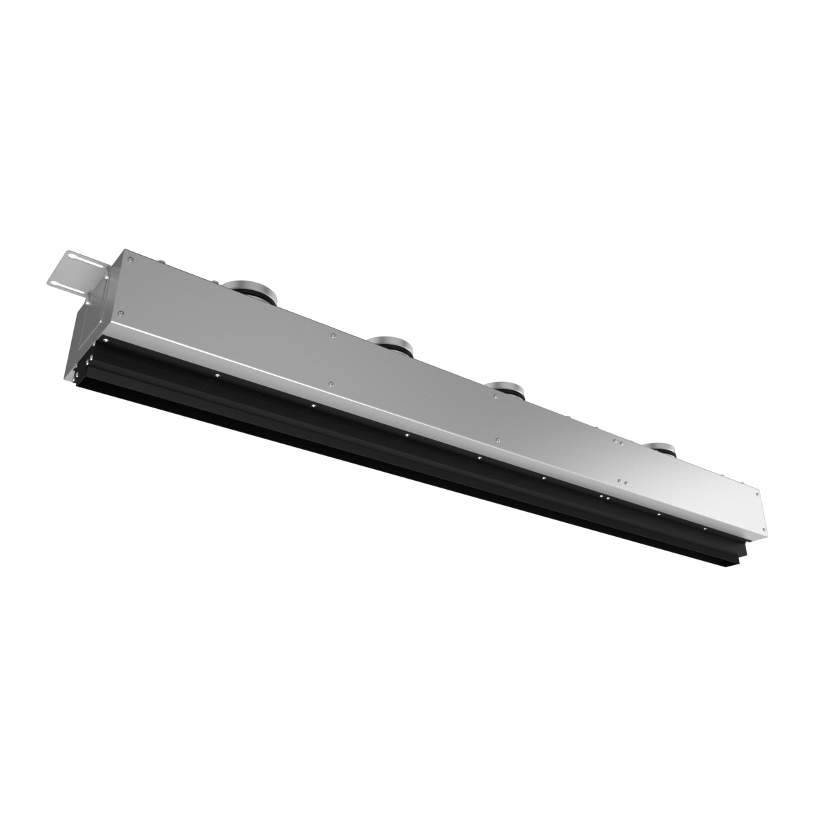 Provent VPNDG/F 2000×35/125×4 щелевой диффузор для гипсокартона с КСД на 4 прямых выхода